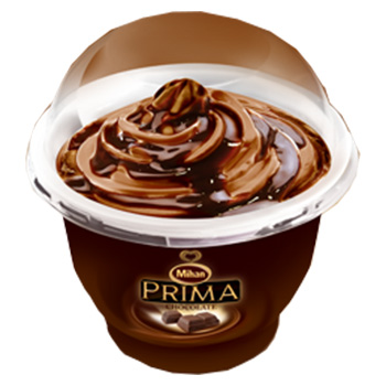 بستنی پریما کاپ شکلاتی میهن